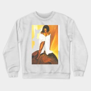 Black Woman Crewneck Sweatshirt